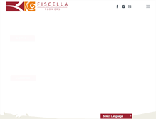 Tablet Screenshot of fiscellaflowers.com